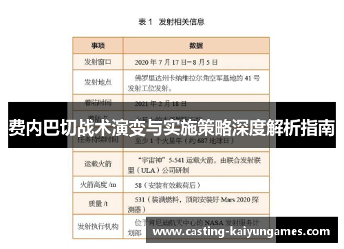 费内巴切战术演变与实施策略深度解析指南 费内巴切战术演变与实施策略深度解析指南